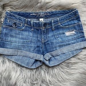 Women's Abercrombie  Low-Rise Denim Shorts